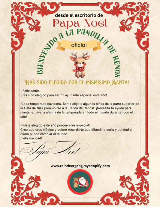 Letter from Santa (Digital Download) Spanish version